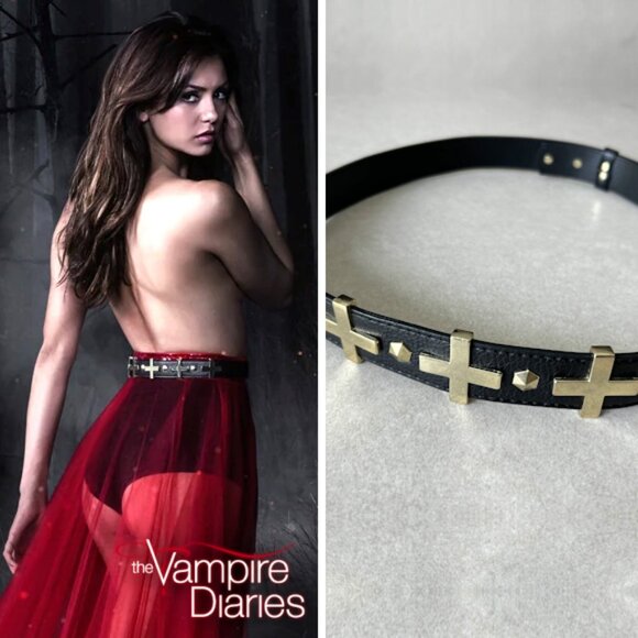 FLASH SALE ASO Elena Gilbert H&M Cross Belt - Picture 1 of 6